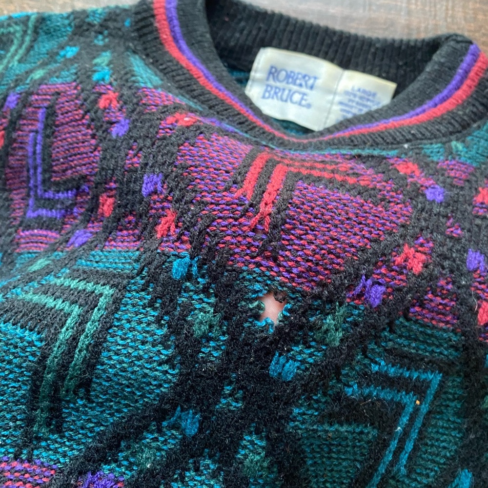Patterned Sweater - Multicolor - Picture 4 of 4